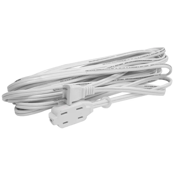 Extensión eléctrica doméstica color blanco, 5 m, SURTEK