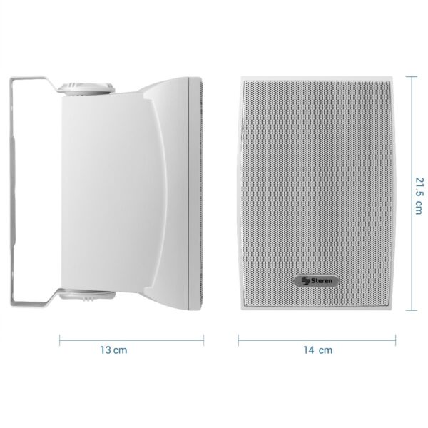 PAR DE BAFLES 2 VIAS PARA INTEMPERIE 600W C/ACC, STEREN
